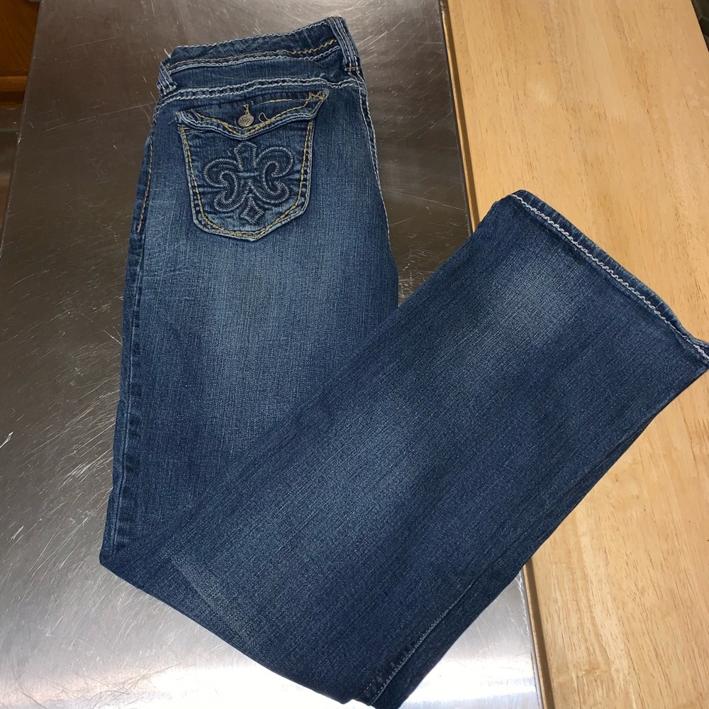 Love Nation Bootcut heavy stitch jeans 14